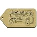 Azeeda 10 x Grand 'Autobus' etiquettes de Bagage (TG00012600)