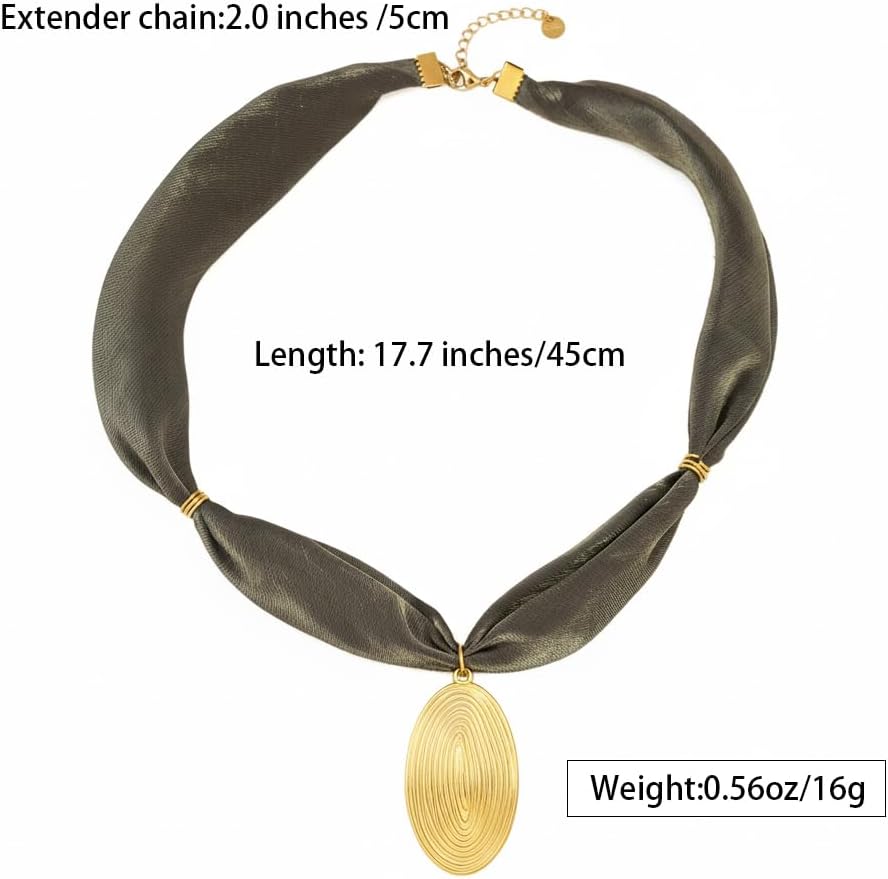 GLUBU shell necklaces,Scarf necklace,Strawberry Heart-shaped starfish pendant bandana necklaces,beach,vacation,summer,choker necklace,boho,fabric necklace,Perfect for Everyday, Beach & Festival Wear - Image 6