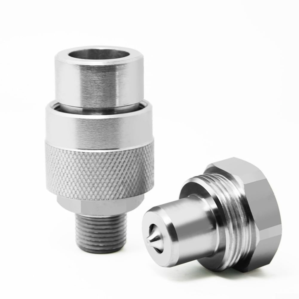 Ensemble de raccords rapides hydrauliques 3/8 NPT, pour Enerpac C-604 et pour Parker série 3000, raccord plat pour vérins hydrauliques, cylindres, pompes, haute pression 10 000 psi, avec