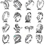 Die Oberfläche und das Innere des Rings nicht oxidiert und poliert, und wird nicht schaden der Haut. Einige Vintage-Ringe sind farbigen Intarsien Ihren einzigartigen Geschmack zu zeigen.