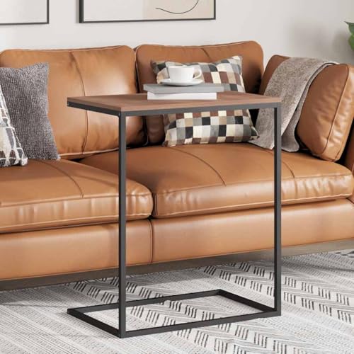 Table d'appoint en forme de C stable pour ordinateur portable
