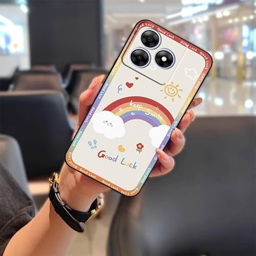 Phone Case Compatible with Blackview Wave8/Wave8C/Oscal Flat2/2C, Cartoon Full wrap Back Cover Waterproof Dirt-resistant Cute Du