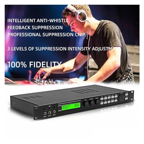 Ecualizador Gráfico X5 para Karaoke, Pre-Efectos KTV, Procesador Profesional de Audio Digital con Efecto Eco y DSP, Configurable vía Interfaz PC para Evitar el Silbido miniatura 2