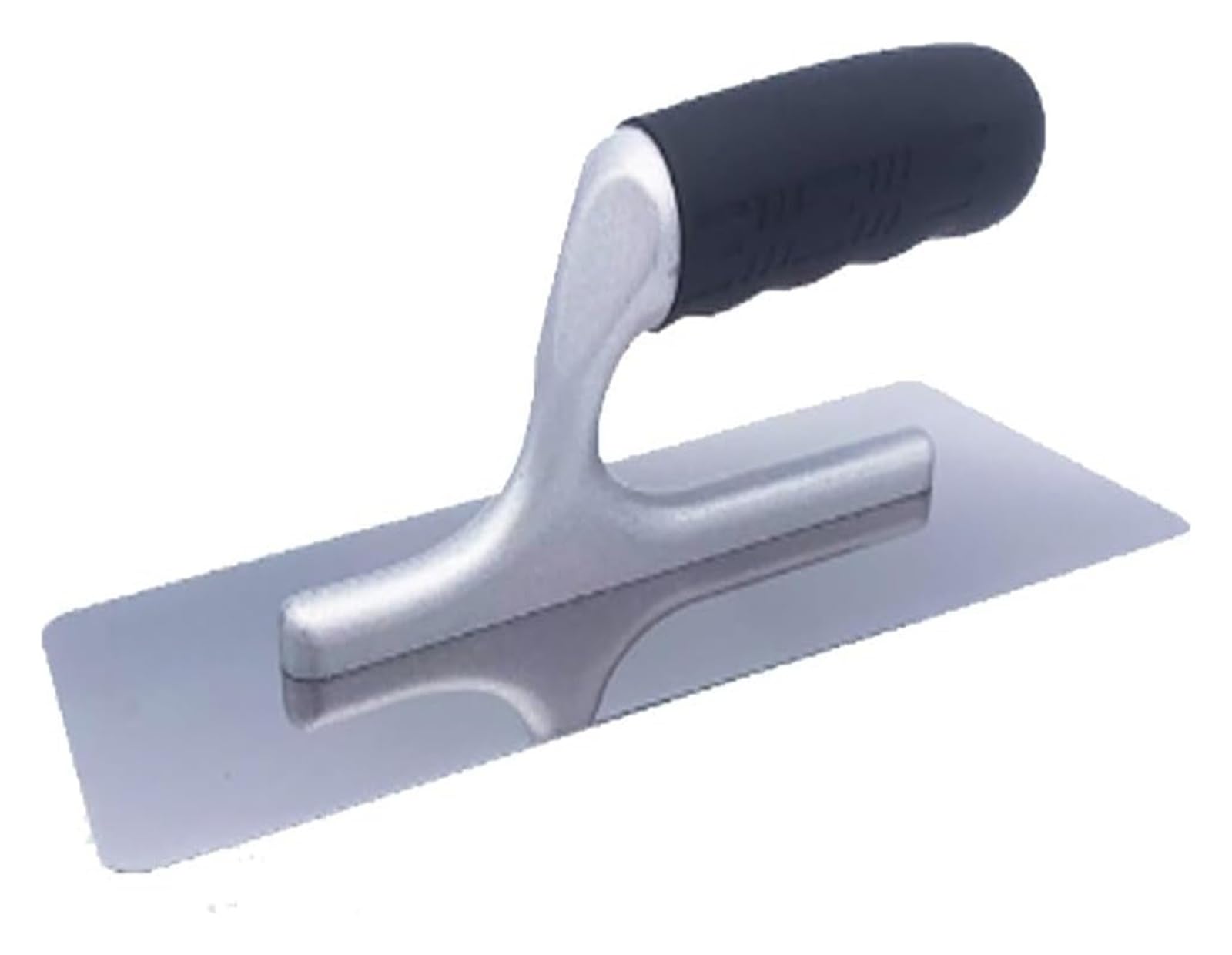 narzędzia do betonu, Uchwyt narzędzia 9"X4" do cementu, pozłacany/srebrzony, lekki stop, mocowanie z miękkiej gumy(Silver,B)