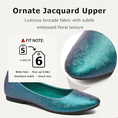 Image of Women's Ballet Flats Shoes Comfortable PU Leather Dress Slip on Shoes Teacher Business Casual