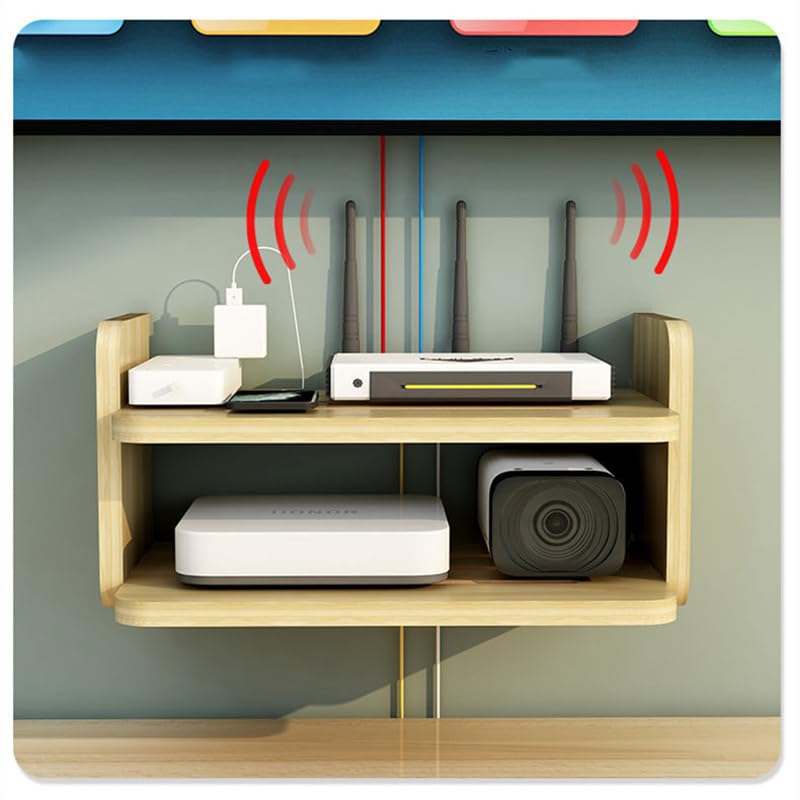 Snoerbeheerbox Punch-Free Router Wifi Opbergrek TV Draadloze Ontvanger Opbergdoos Multifunctionele Wandmontage Woonkamer Kabel Doos (Color : 40cm
