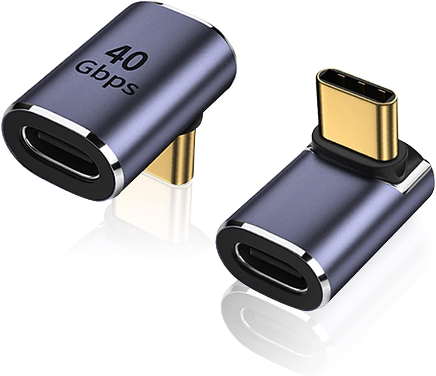 90 Degree USB C Adapter, USB C Male to USB C Female Right Angle Connector Compatible with Steam Deck, Switch, Mac-Book Pro/Air, Tablet, Phone and More Type C Devices-image-39