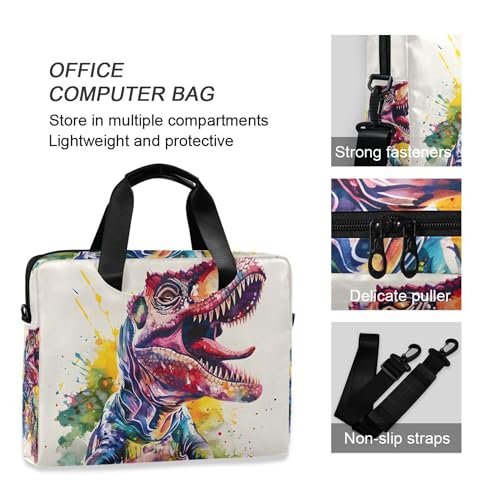 Bolso Maletín para Laptop Dino T-rex 13-15.6 pulg miniatura 5