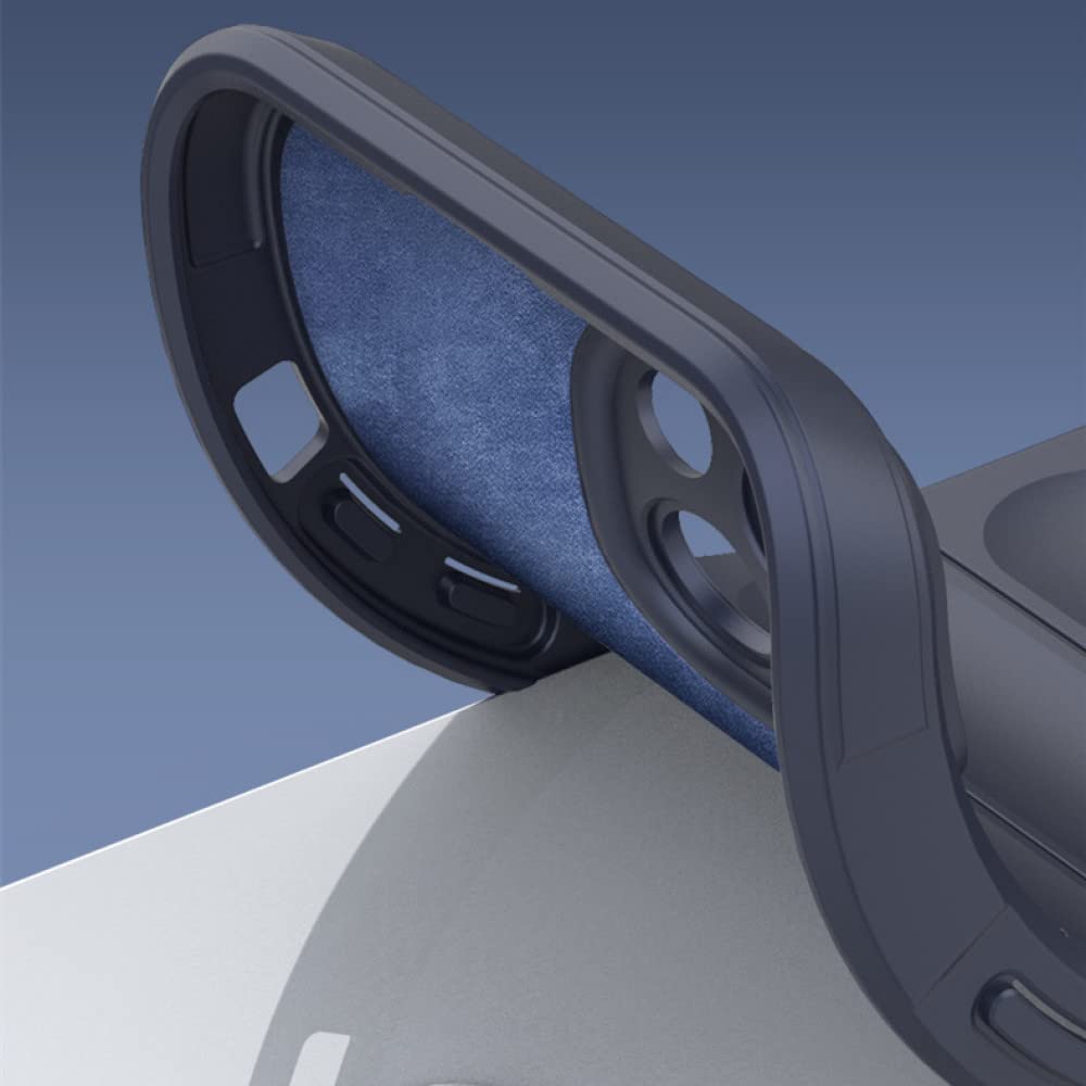 Custodia antiurto per armatura resistente per iPhone 11 12 Mini 13 Pro Max Xs XR X 8 7 6 6S Plus Cover posteriore protettiva per PC in TPU a 3 strati, grigio