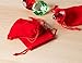Juvale Velvet Jewelry Pouch Drawstring Bags for Gifts (2.7 x 3.5 In, Red, 50 Pack)