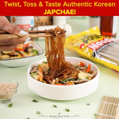 Image of urban platter Sweet Potato Noodles (Dangmyeon, 300g (Korean Style Japchae Noodles|Glass Noodles|Additive Free|Gluten Free))