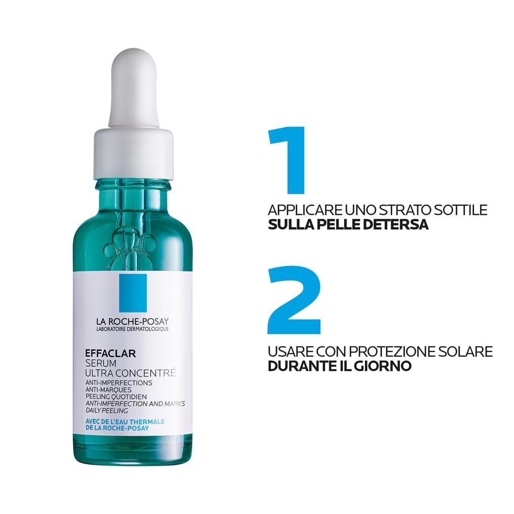 La Roche Posay Effaclar, Siero Peeling Ultra-Concentrato, Per Pelli a Tendenza Acneica, Azione Anti-Imperfezioni, Pelle Levigata + Routine Correlate a Questo Prodotto