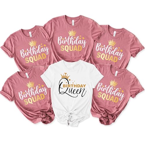 Birthday Queen Shirt, Birthday Party Group Shirts,Birthday Squad Group,Birthday Squad Shirts, Birthday Matching Shirts2