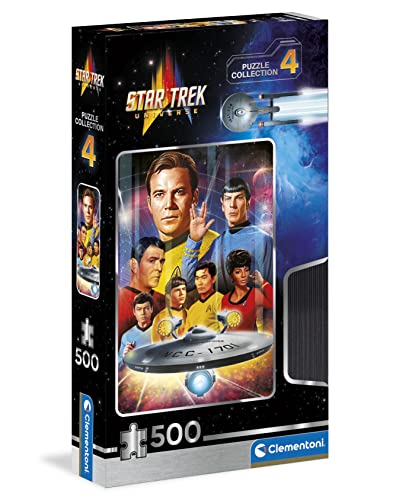 Clementoni - Puzzle Adulto 500 Piezas Star Trek - Desde 14 a&ntilde;os (35143)