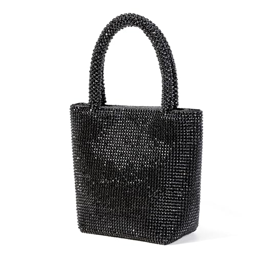 Bolso de mano para mujer mini negro elegante miniatura 1