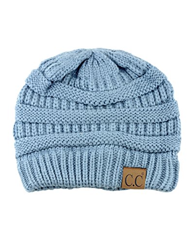Image of Cambridge Select Thick Slouchy Knit Oversized Beanie Cap Hat
