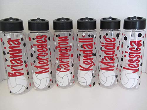 Personalized Volleyball Sport Drink Water Bottle 24 Ounce #TOP4