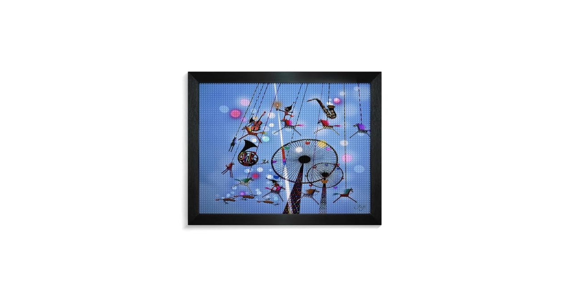 藤城清治「かわいいONIごっこ」アートプリント☆額付 Amazon.co.jp: 藤城清治「人魚姫」 画集画 A4額入り : ホーム