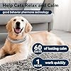 Pawvita Collare calmante con feromone calmante per cani, dura 60 giorni per alleviare l'ansia e lo stress, misura regolabile 63 cm, per tutti i cani