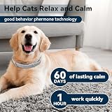 Pawvita Beruhigendes Halsband, 4 Packungen mit beruhigendem Pheromon, hält 60 Tage für Angst- und Stressabbau, verstellbare Passform, 63,5 cm, für alle Hunde