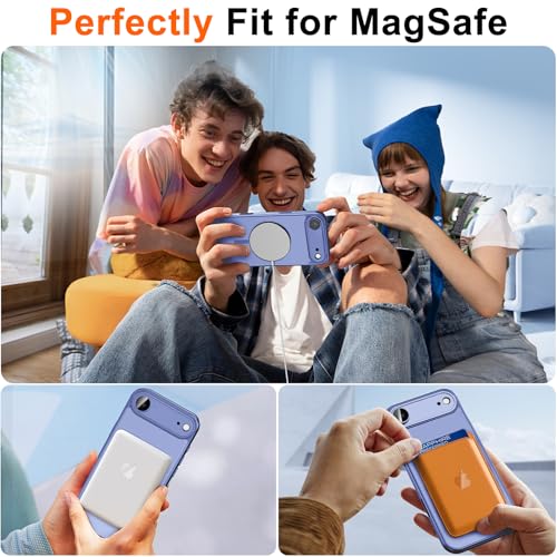 Image of for iPhone Air Case with Privacy Screen Protector, Light Blue