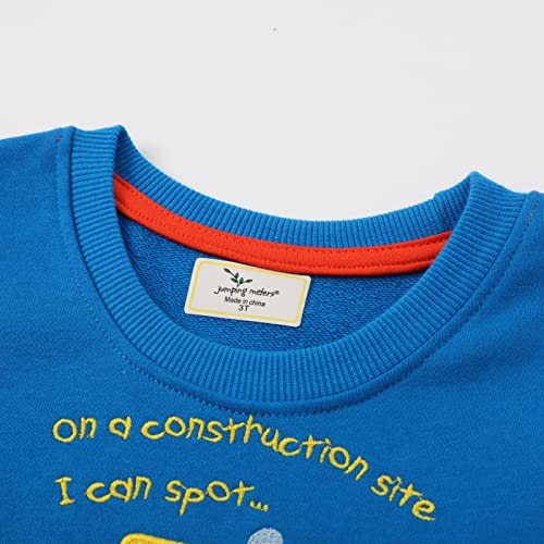Image of Akyzic Boys Sweatshirts Cotton Long Sleeve Crewneck Pullover Toddler Kids Winter Warm Shirt Sweater Tops 3t-8t