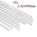 Produktbild Schweißstäbe, Aluminium, Magnesium, niedrige Temperatur, 2,4 x 450 mm, 10 Stück