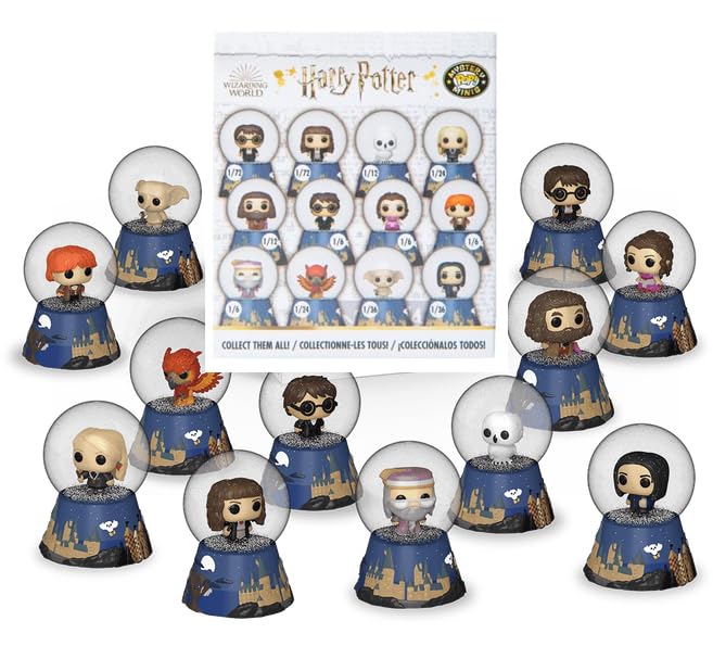 Journey to Hogwarts Harry Potter Pop! Hedwig Figure Hanger Snow Owl & Bitty Pop Character Blind Bag + Mini Wizard Globe