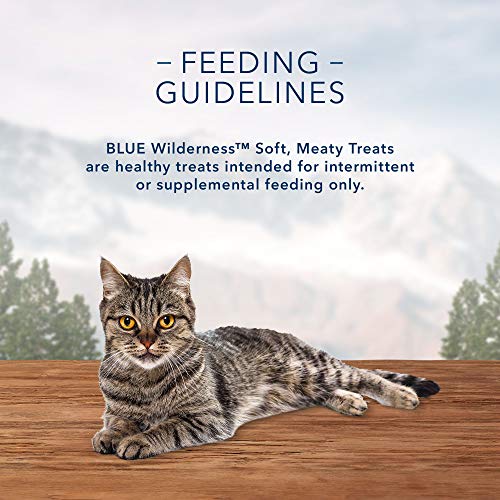 Blue Buffalo Wilderness Grain Free Soft-Moist Cat Treats, Chicken & Salmon 8-oz Bag - Image 5