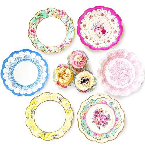 Talking Tables Pretty Floral Paper Plates | Mother's...