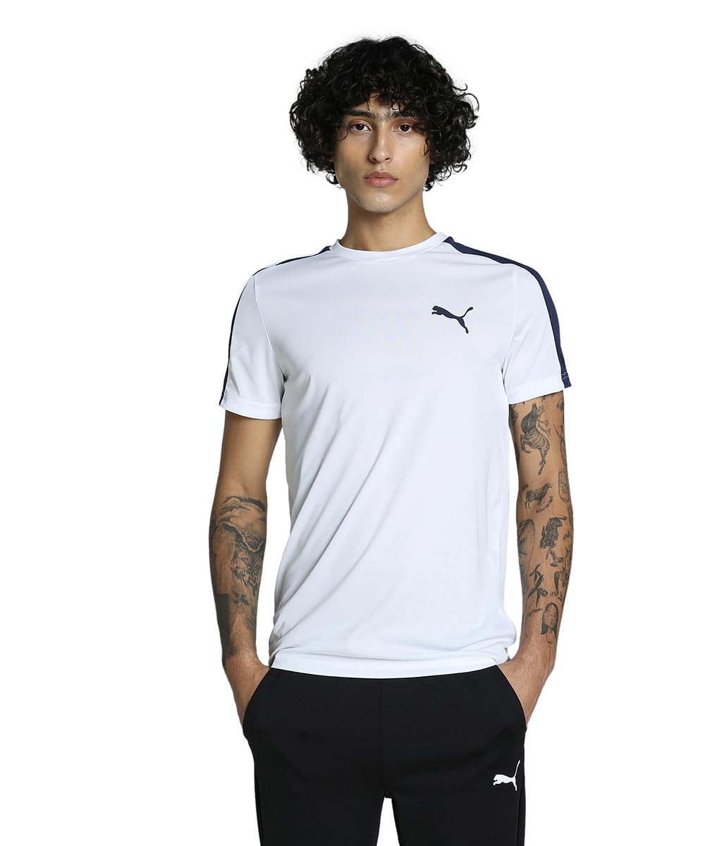 Puma Men Cotton Printed Classic Fit Tees