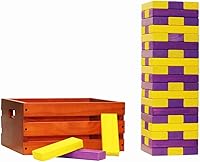 Vista 26 de Tailgating Pros Maderas gigantes de primera calidad con caja manchada: ¡elige los colores de tu equipo! Juego de patio al aire libre gigante