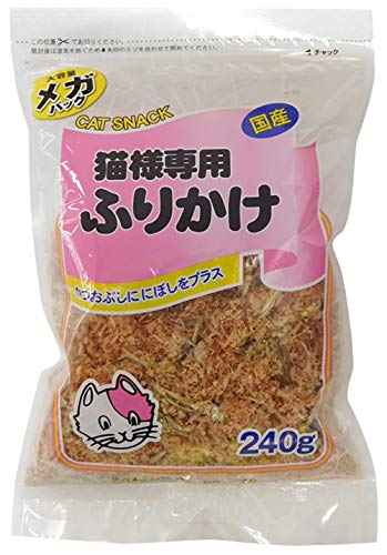 Amazon.co.jp: フジサワ 猫用おやつ 猫様専用ふりかけメガパック 240g