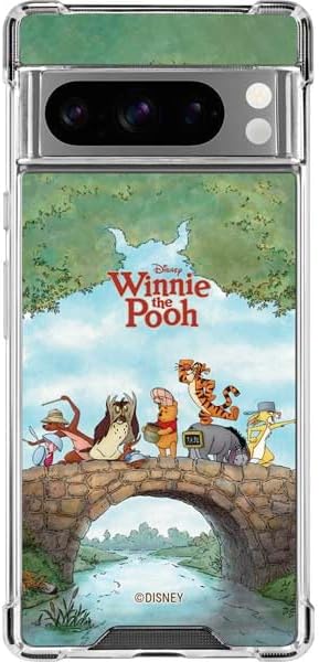 Skinit Clear Phone Case Compatible with Google Pixel 8 Pro - Officially Licensed Disney Winnie The Pooh All Characters Design