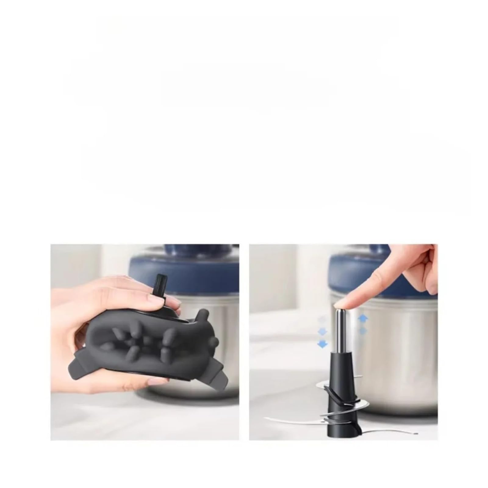 Cuchilla De Licuadora,Compatible con Morphy Richards,MR9401,Accesorios De Cabezal De Repuesto De 4 Cuchillas for Picadora De Carne
