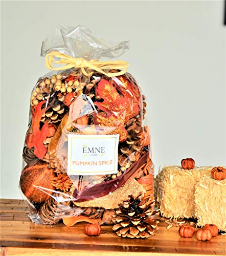 image for EMNE HOME Spiced Pumpkin Potpourri | Autumn Fall Festival Colors and P