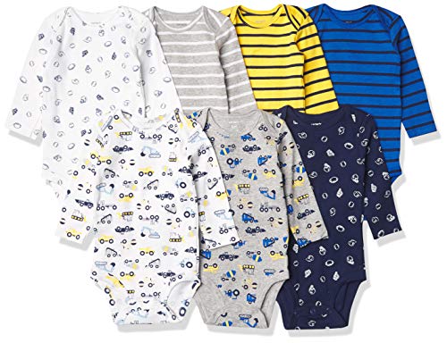 Image of Carter's Baby Boys' 7-Pack Long-Sleeve Bodysuits