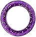 Heritage Rubber Thumb Rings for Grooming Shears, Purple Sparkle