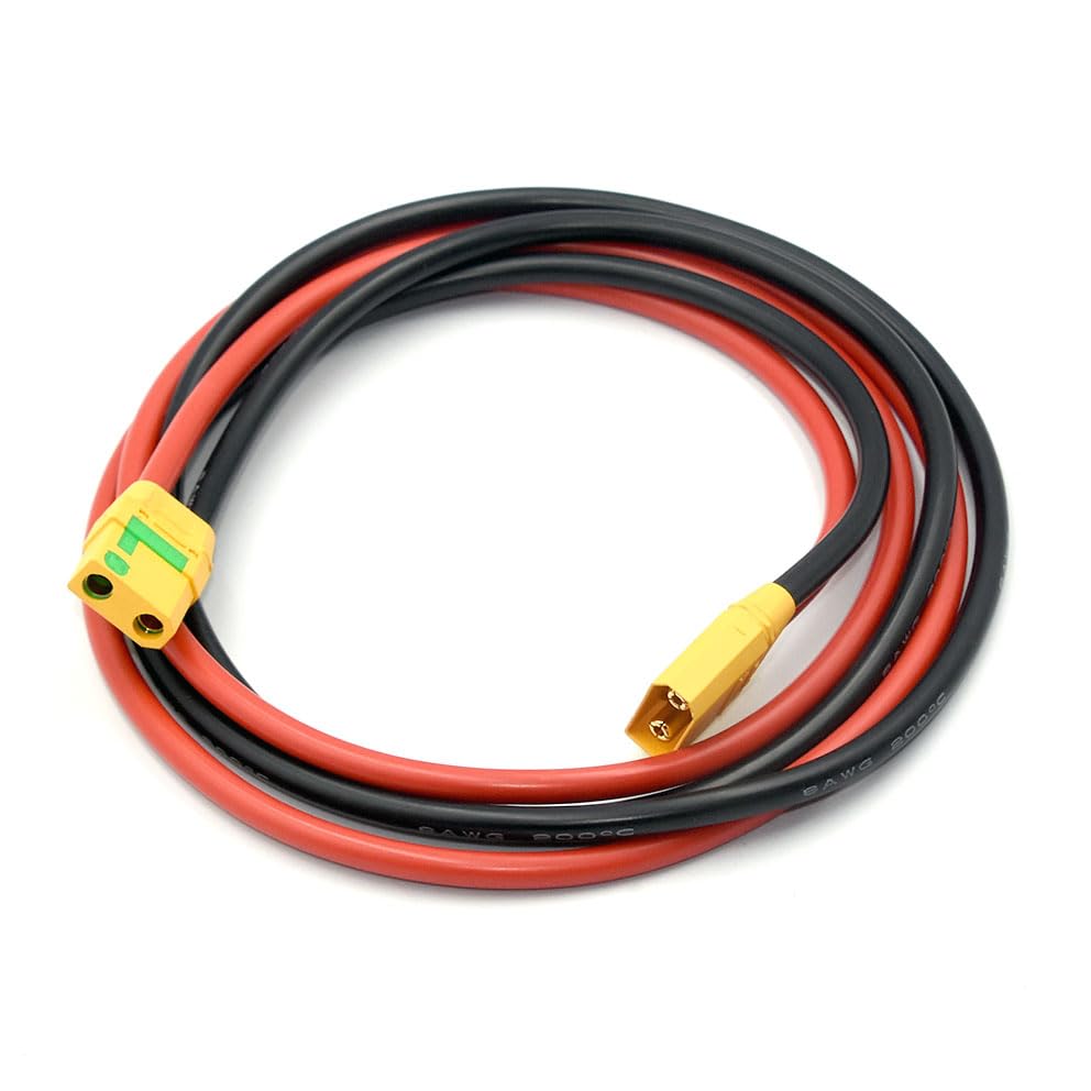 XT90-S Anti-Spark Female to XT90 Male Plug Extension Wire Cable for RC Hobby Battery Charging