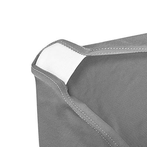 Image of Peomeise 4FT Spandex Table Cover Rectangular Stretch Spandex Tablecloth (Gray,4FT)