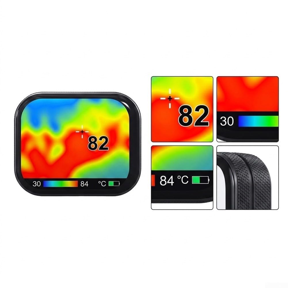 Para mini cámara termográfica con pantalla táctil de -20 a 300 °C RC Motor