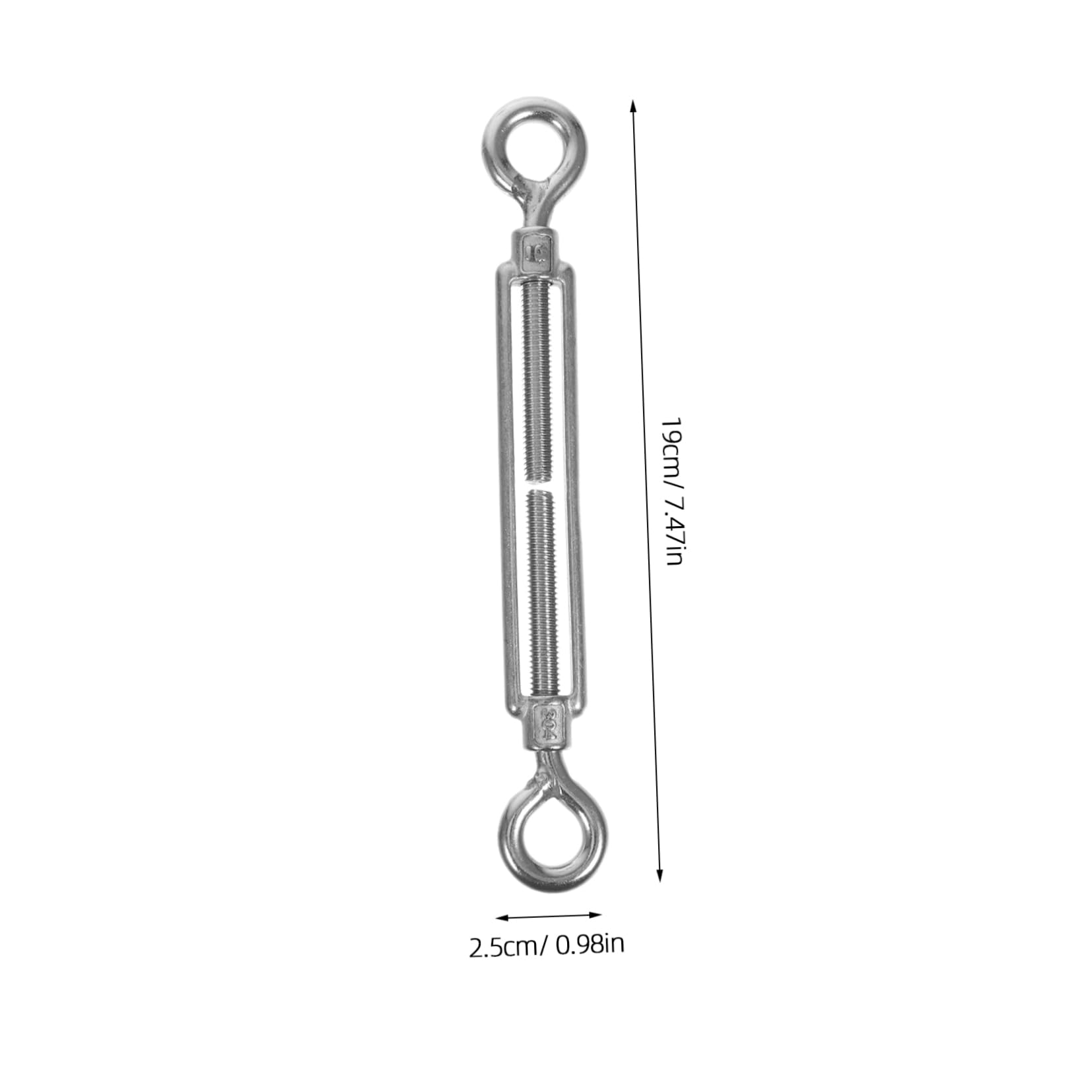 PRETYZOOM Garden Wire Tensioner Stainless Steel Turn Buckle Tensioner Quick Effortless Flower Basket Bolt