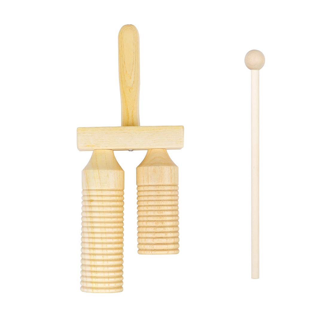 Alnicov Orff Percussion Strumento musicale con suono a tubo multi gambo in legno