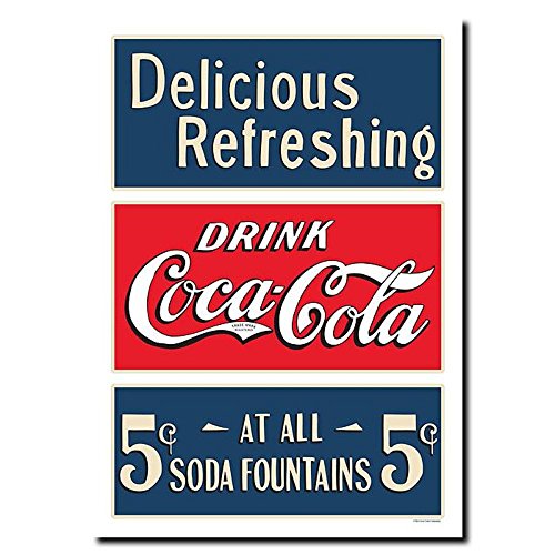 Trademark Fine Art Soda Fountain by Coca-Cola 24x32-Inch