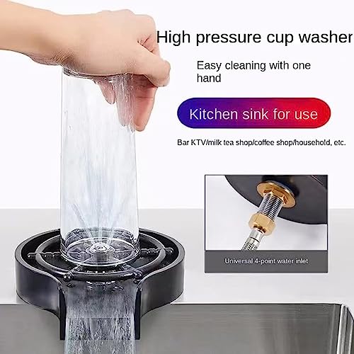 Sink Glass Rinser Washer Kitchen Bar Top Cup Bottle Automatic Washers 304 Stainless Steel High Pressure,1 Pack - Image 2