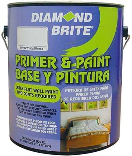 Diamond Brite Paint and Primer in One, White, 1 Gallon
