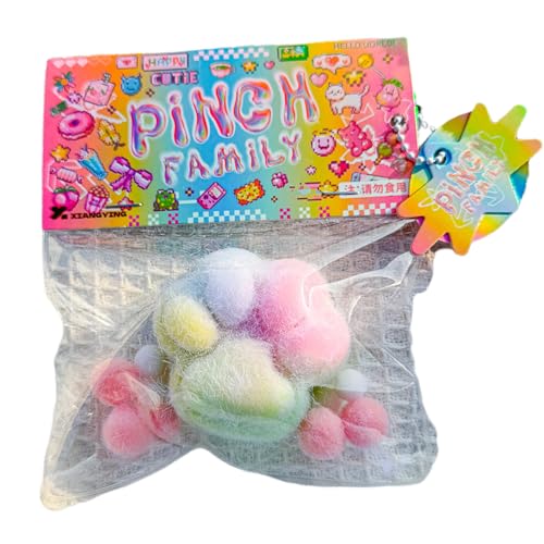 スクイーズ玩具 キーホルダー ストレス解消 暇つぶし 不安軽減 減圧グッズ プレゼント ギフト 柔らかい 弾性 触感いい 子供 大人兼用 (4)