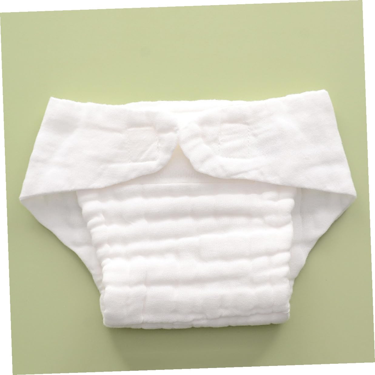 Pañal de Tela Reutilizable para Ñiño, Algodón Blanco, 5 Piezas