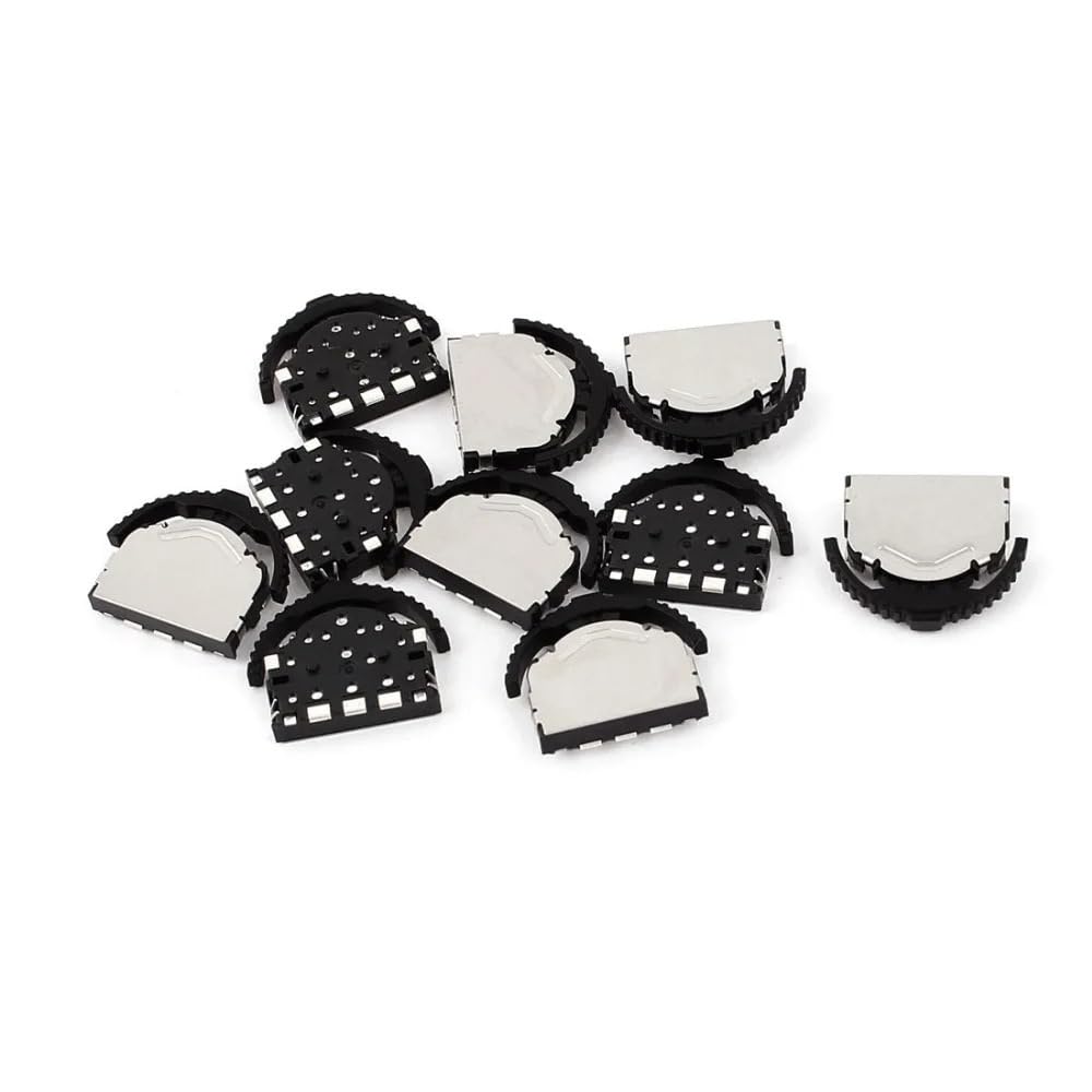 AARTERZZA 10 Pcs 3 Terminal 5 Way Momentary Push Button SMD SMT Tactile Switch 13mm x 9mm x 2.5mm for Electronic Products