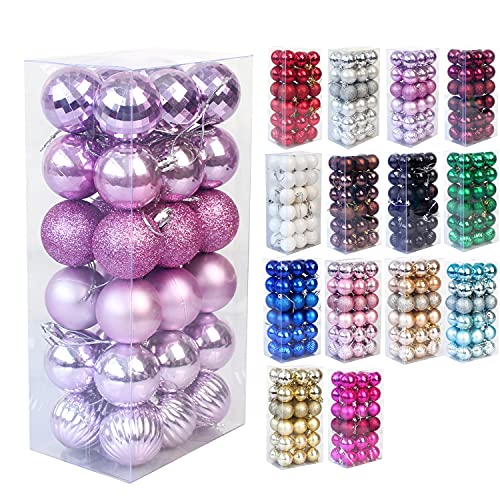 Christmas Ball Jewelry Christmas Tree Holiday Wedding Party Decoration Ball 1.6 "(4Cm) 36 Piece Set #TOP6